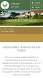 Mobile Screenshot of oakdalegolfclub.co.uk